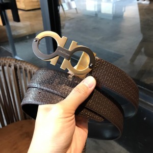 Ferragamo Gold Buckle belt ASS02082