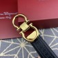 Replica Black Ferragamo Gold buckle belt ASS02086