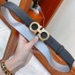 Replica Black Golden Ferragamo belt ASS02103