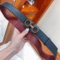 Replica Black Golden Ferragamo belt ASS02105