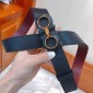 Replica Black Golden Ferragamo belt ASS02105