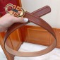 Replica Brown Ferragamo buckle belt ASS02109