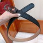 Replica Black Ferragamo buckle belt ASS02112