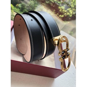 Golden Ferragamo belt ASS02114