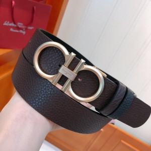 Ferragamo Gold buckle belt ASS02116