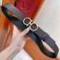 Replica Ferragamo Gold buckle belt ASS02116