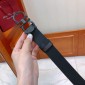 Replica Ferragamo Black buckle belt ASS02117