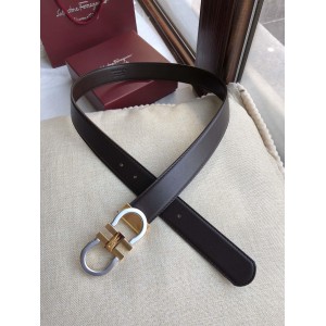 Ferragamo Gold silver buckle belt ASS02118