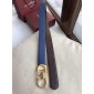 Replica Blue Golden Ferragamo buckle belt ASS02122