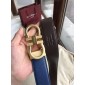 Replica Blue Golden Ferragamo buckle belt ASS02122