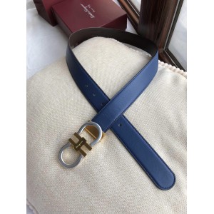 Blue Ferragamo buckle belt ASS02125