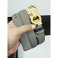 Replica Gold Grey Ferragamo buckle belt ASS02130