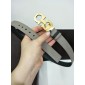 Replica Gold Grey Ferragamo buckle belt ASS02130