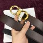 Replica Dark Brown Ferragamo buckle belt ASS02136