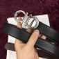 Replica Black Silver Ferragamo belt ASS02137