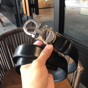 Ferragamo silver belt ASS02140