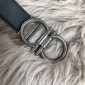 Replica Dark silver Ferragamo buckle belt ASS02149