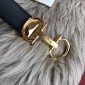 Replica Ferragamo black buckle gold belt ASS02150