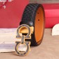 Replica Golden Ferragamo buckle belt ASS02154