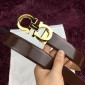 Replica Golden Ferragamo Shiny brown leather belt ASS02160