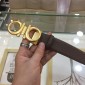 Replica Brown Golden buclkle belt ASS02163