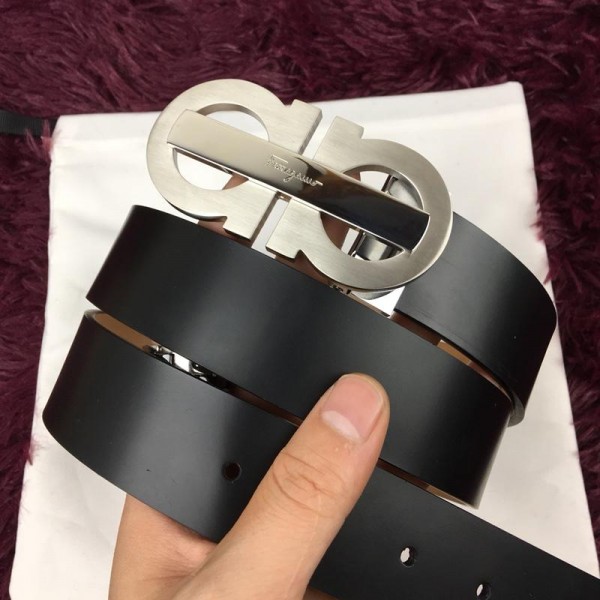 Classy Silver Ferragamo buckle belt ASS02170