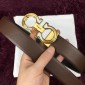 Replica Brown Gold Ferragamo buclkle belt ASS02172