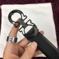 Replica Black Silver Ferragamo belt ASS02174