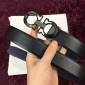 Replica Black Silver Ferragamo belt ASS02174