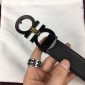 Replica Ferragamo Black buckle belt  ASS02177