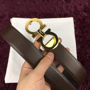 Gold Ferragamo belt ASS02181