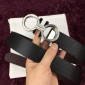 Replica Shiny Silver Ferragamo belt ASS02185