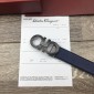 Replica Ferragamo silver buckle belt ASS02191