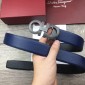 Replica Ferragamo silver buckle belt ASS02191