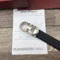 Replica Ferragamo silver buckle belt ASS02192