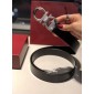 Replica Silver Ferragamo buckle belt ASS02195