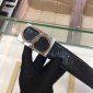 Replica Silver Rectangular Ferragamo buckle belt ASS02206