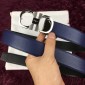 Replica Blue Silver Ferragamo belt ASS02214