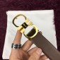 Replica Brown Gold Ferragamo belt ASS02216