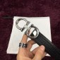 Replica Black Silver Ferragamo belt ASS02222