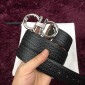 Replica Black Silver Ferragamo belt ASS02222