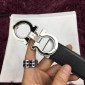 Replica Ferragamo Silver black belt ASS02234