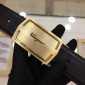 Replica Ferragamo Rectangular Gold buckle belt ASS02267