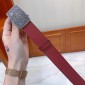 Replica Gucci Brown leather Silver Buckle belt ASS02289