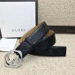 Replica Black Gucci Buckle belt ASS02297