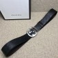 Replica Interlocking Gucci Silver belt ASS02318