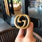 Replica Interlocking Gucci Gold belt ASS02319