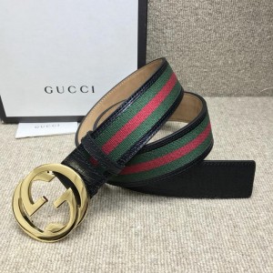 Interlocking Gucci Golden Buckle belt ASS02321