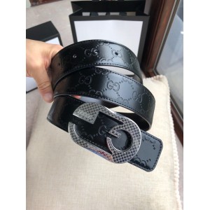 Silver Gucci buckle belt ASS02325