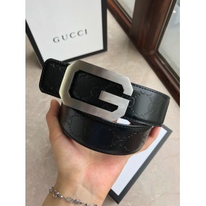 Reversible Gucci Square Belt G Silver Buckle ASS02327